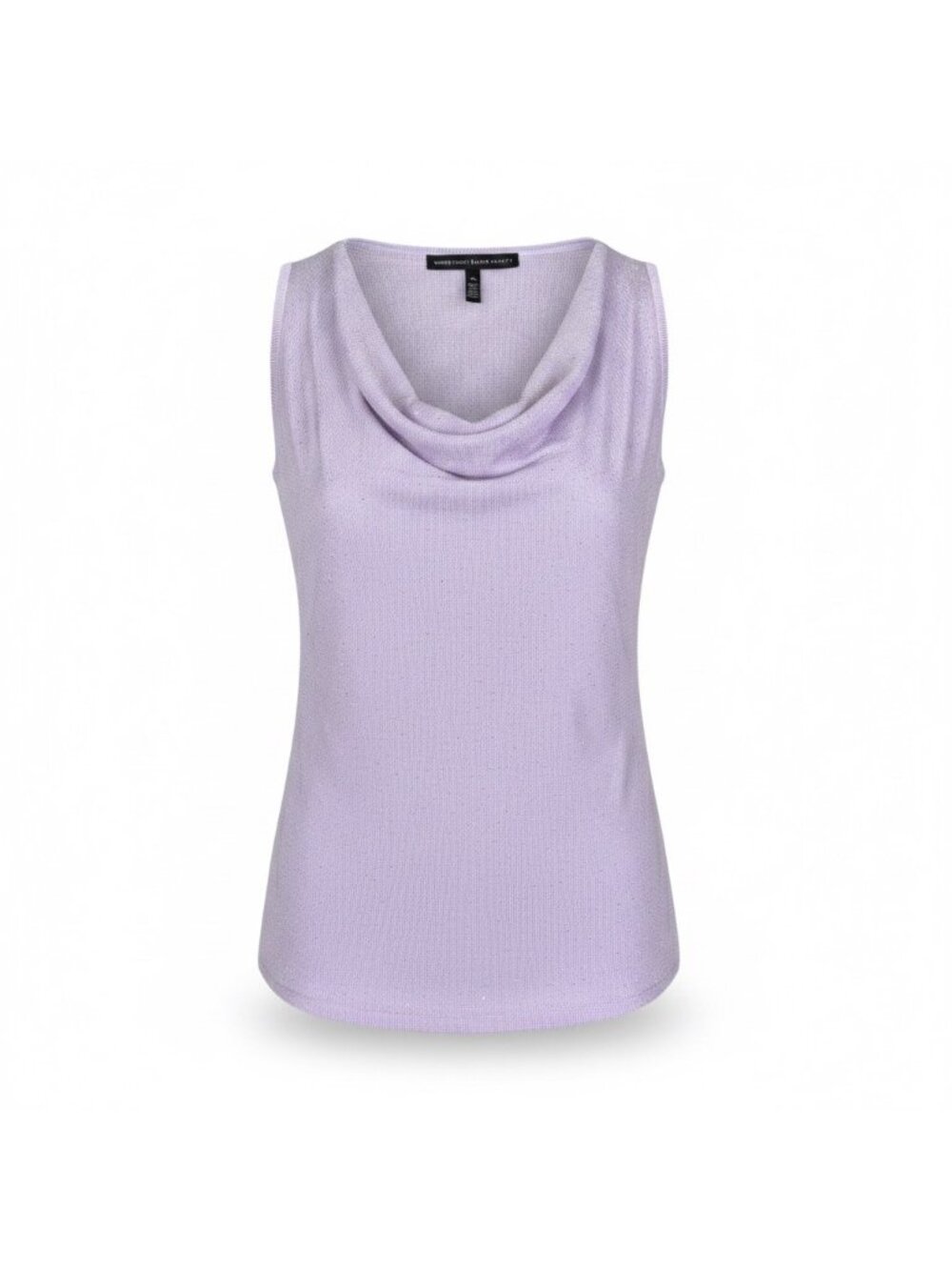 White House Black Market Womens Lilac Cowl Neck Sleeveless Top Size SP